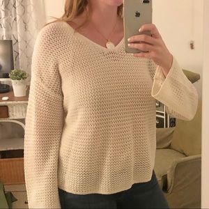 Simple White Sweater